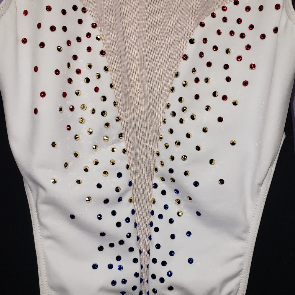 Elvis inspired figure skating ensemble